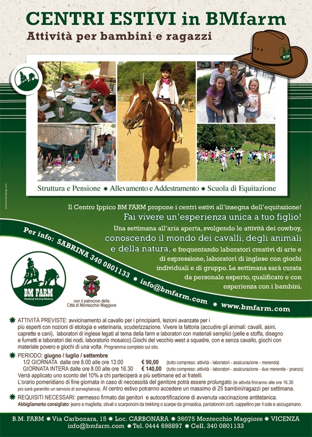 volantino centri estivi 2015